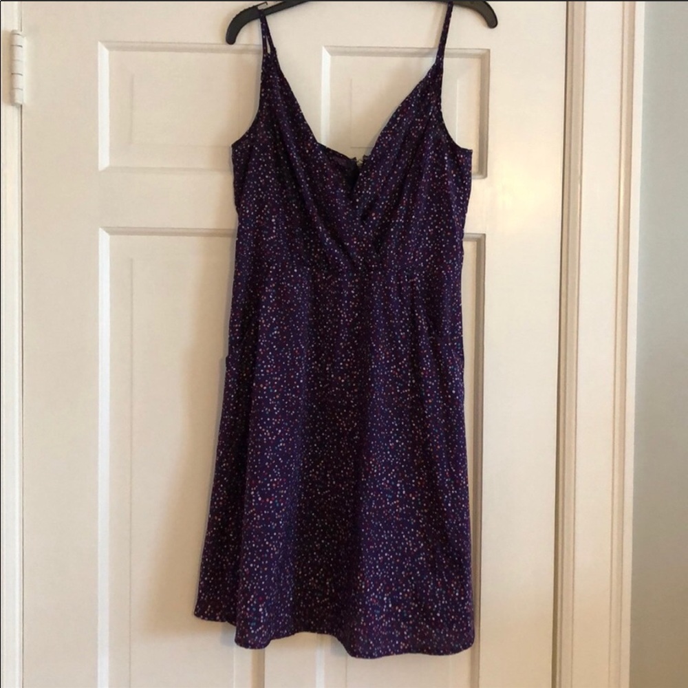 GAP Purple Polka Dot Summer Dress